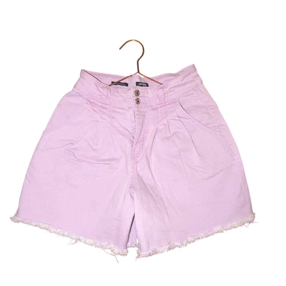 Wild fable purple pink highest rise frayed hem shorts size 4